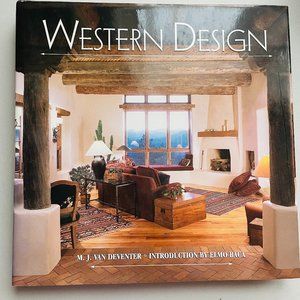 Western Design M.J. Van Deventer Interior Design Illustrated Hardcover Book 1995